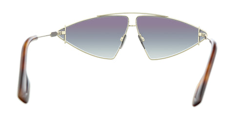 Burberry Women Sunglasses Black W/ Gold Irregular BE3111-10178G